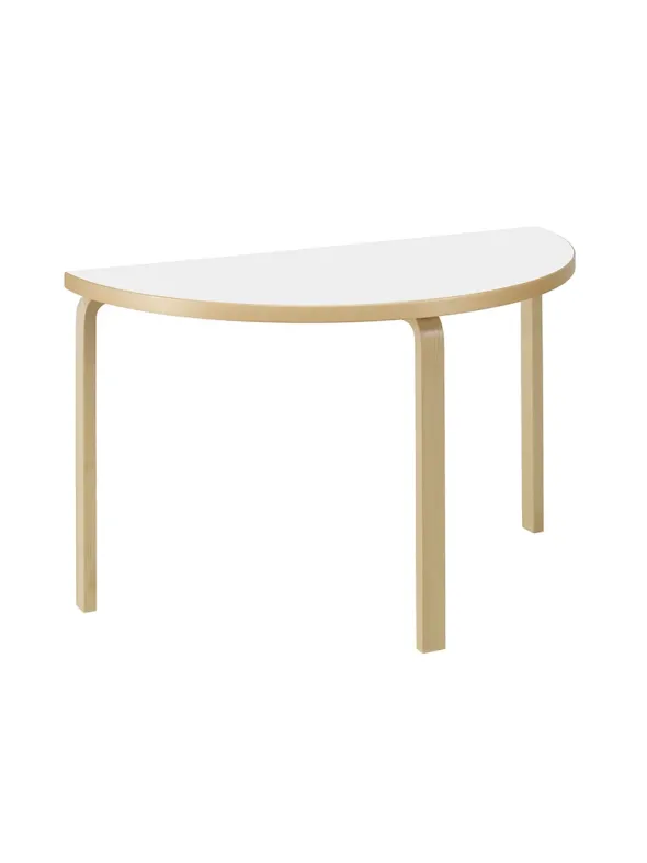 Aalto Table Half-Round 95, Ø120 cm fra Artek