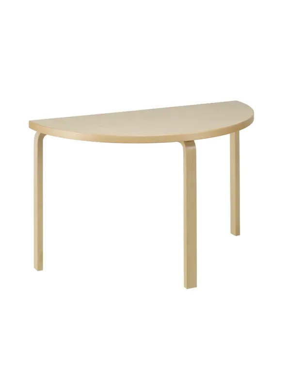 Aalto Table Half-Round 95, Ø120 cm fra Artek
