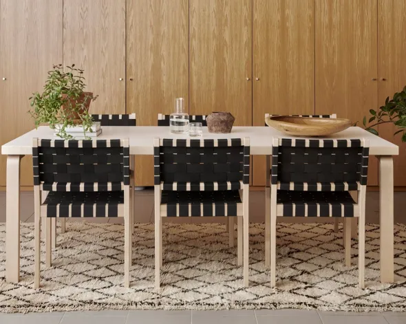 Aalto Table Rectangular 86, 210x100 cm fra Artek