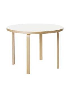 Aalto Table Round 90A, Ø100 cm fra Artek