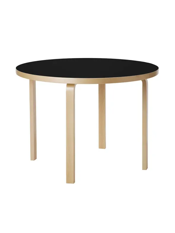 Aalto Table Round 90A, Ø100 cm fra Artek