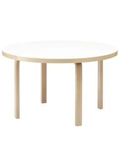 Aalto Table Round 91, Ø125 cm fra Artek