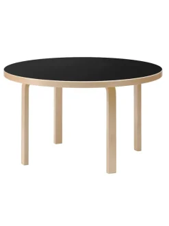 Aalto Table Round 91, Ø125 cm fra Artek