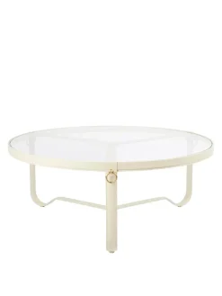 Adnet Coffee Table Ø100 cm, cream fra GUBI