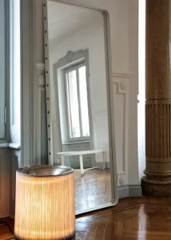Adnet Wall Mirror 70 x 180 cm, cream fra GUBI