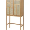 Air Cabinet, oak/cane fra Design House Stockholm