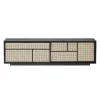 Air Sideboard Low, black/cane fra Design House Stockholm