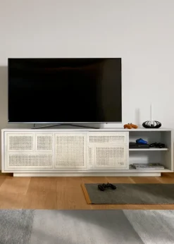 Air Sideboard Low, white/Grey fra Design House Stockholm