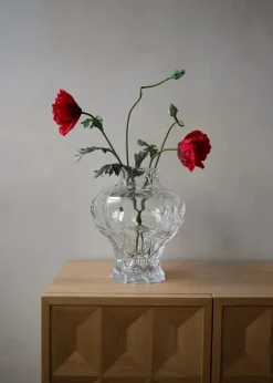 Ammonit Vase, clear fra Hein Studio
