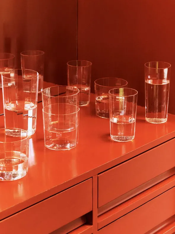 Angle Glass, medium 4 stk fra Hay