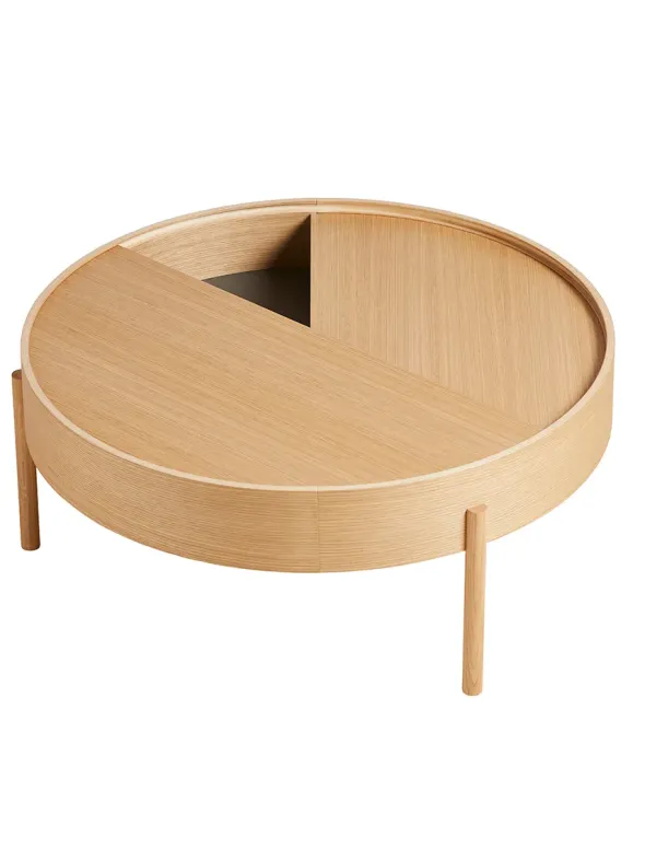 Arc Coffee Table, Ø 89 cm fra Woud