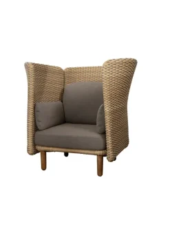 Arch Loungestol, høj arm/ryg fra Cane-line