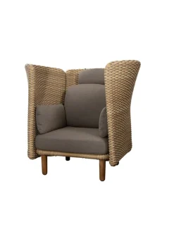 Arch Loungestol, høj arm/ryg fra Cane-line