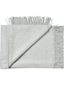 Arequipa Plaid, light grey fra Silkeborg Uldspinderi