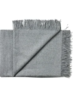 Arequipa Plaid, medium grey fra Silkeborg Uldspinderi