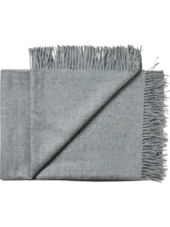 Arequipa Plaid, medium grey fra Silkeborg Uldspinderi