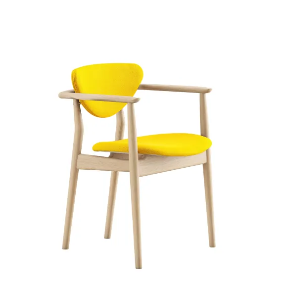 109 Armchair, eg klar olie af Finn Juhl
