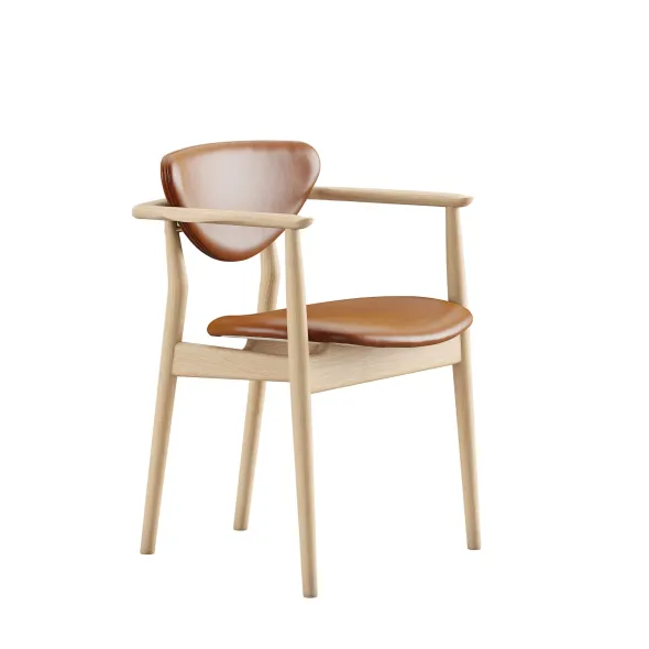 109 Armchair, eg klar olie af Finn Juhl