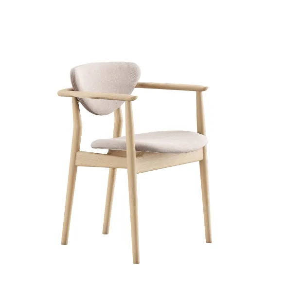 109 Armchair, eg klar olie af Finn Juhl