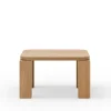 Atlas Sofabord 600x600, Natural Oak fra New Works