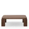 Atlas Sofabord 820x820, Smoked Oak fra New Works