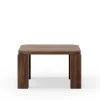 Atlas Sofabord 600x600, Smoked Oak fra New Works