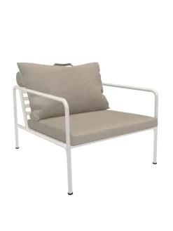 Avon Lounge Chair, muted white stel fra Houe