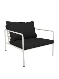 Avon Lounge Chair, muted white stel fra Houe