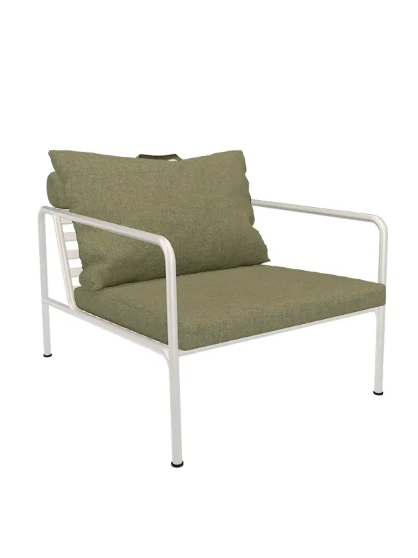 Avon Lounge Chair, muted white stel fra Houe