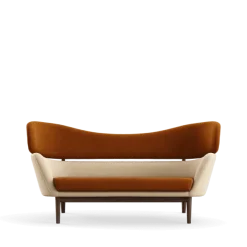 Baker sofa, valnød af Finn Juhl