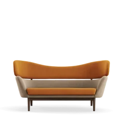 Baker sofa, valnød af Finn Juhl
