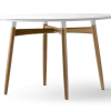 BA103 Preludia spisebord, hvid laminat eg olie fra Carl Hansen & Søn