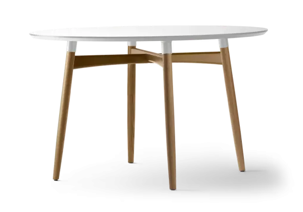 BA103 Preludia spisebord, hvid laminat eg olie fra Carl Hansen & Søn