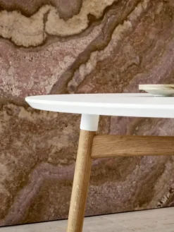 BA103 Preludia spisebord, hvid laminat eg olie fra Carl Hansen & Søn