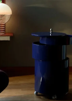 Barboy High-Gloss, Deep Blue af Verner Panton