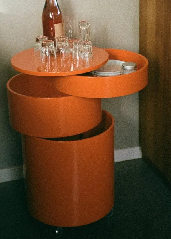 Barboy High-Gloss, Fresh Orange af Verner Panton