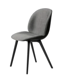 Beetle Chair, forsidepolstret, sort skal fra GUBI
