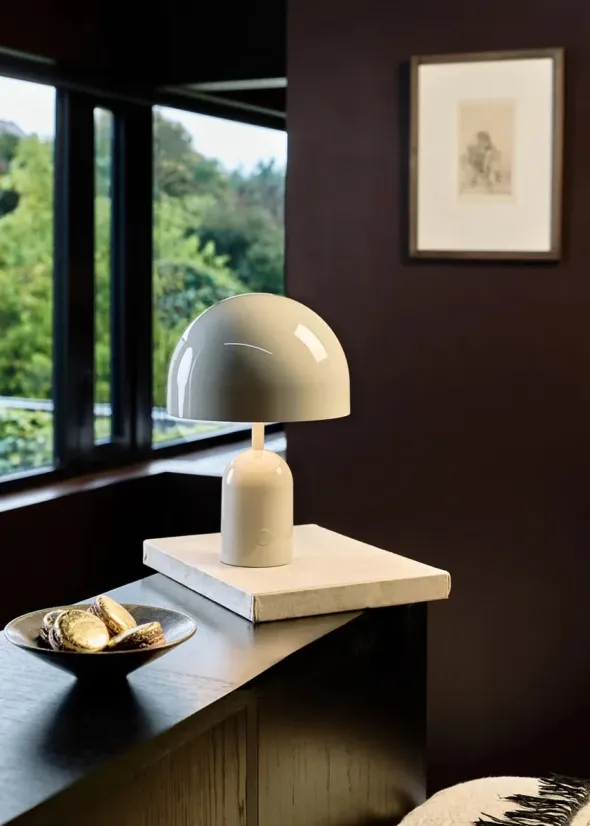Bell Portable Bordlampe, grey fra Tom Dixon