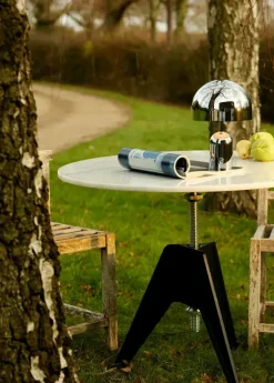 Bell Portable Bordlampe, silver fra Tom Dixon