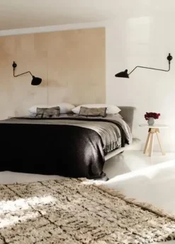 Big Wall Lamp w/1 Curved Arm af Serge Mouille