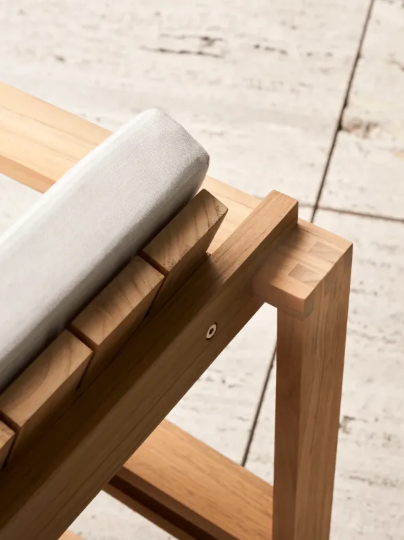 BK11 Loungestol, teak inkl. hynde fra Carl Hansen & Søn