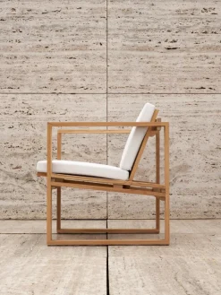 BK11 Loungestol, teak inkl. hynde fra Carl Hansen & Søn