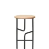 Blend Stool High egetræ fra Stellar Works
