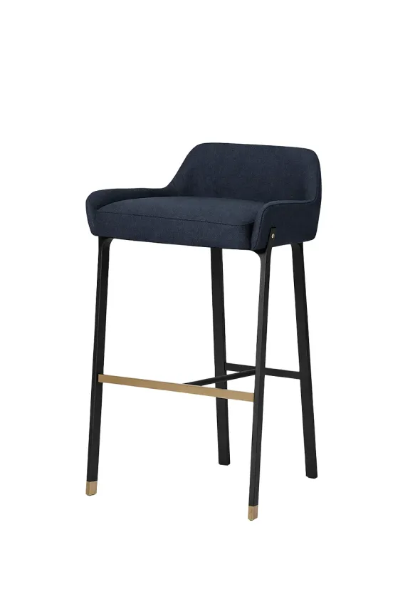 Blink Bar Stool SH750 Relate 691 Black sand/gold fra Stellar Works