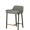 Blink Counter Stool SH610 Melange Nap 111 Black sand/gold fra Stellar Works