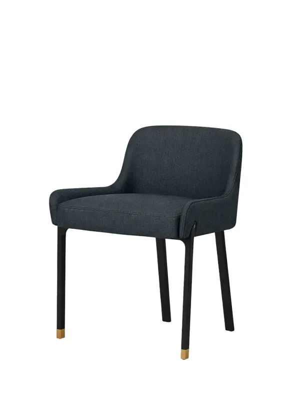 Blink Dining Chair Relate 191 Black sand/gold fra Stellar Works