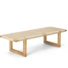 BM0489L Table Bench, eg olie papirflet af Børge Mogensen