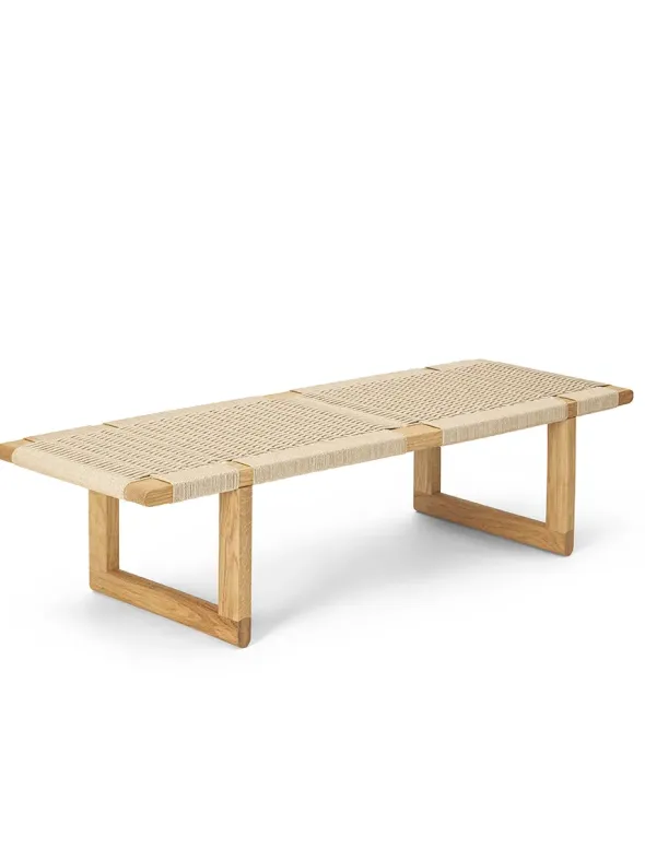 BM0489L Table Bench, eg olie papirflet af Børge Mogensen