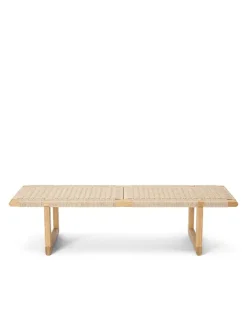 BM0489L Table Bench, eg olie papirflet af Børge Mogensen