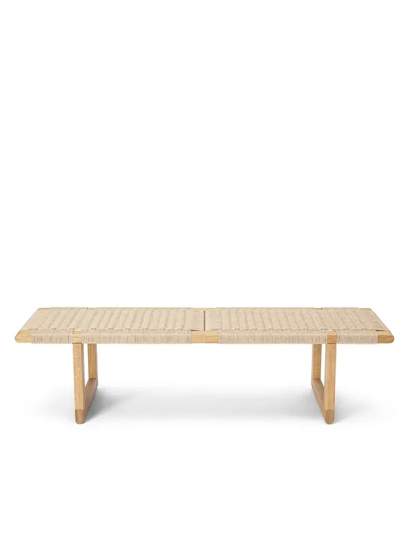 BM0489L Table Bench, eg olie papirflet af Børge Mogensen